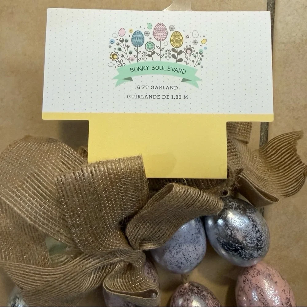 ⚡️Bunny Boulevard Easter Egg Garland - 6FT